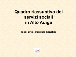 servizi sociali