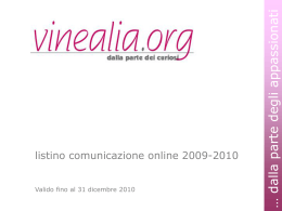 scaricate il listino di vinealia.org ()