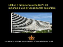 Statine e Dislipidemie nelle SCA