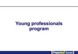 Young professionals program