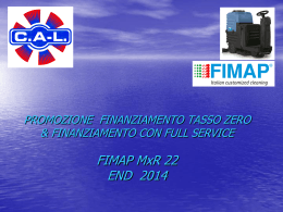 PROMOZIONE MxR22 TASSO ZERO PER CLIENTI END 2014