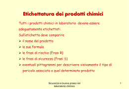 RischioChimico3 - Universit&agrave; degli Studi di Messina