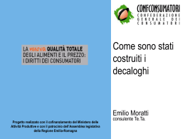 Emilio Moratti - Confconsumatori