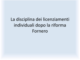 La nuova disciplina dei licenziamenti individuali