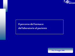 Il percorso del farmaco - marketing farmaceutico