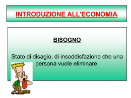 INTRODUZIONE ALL`ECONOMIA &ndash; PowerPoint