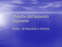 Malattie dell`apparato digerente