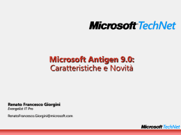 Microsoft Antigen 9.0