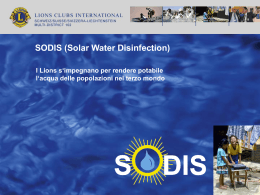 SODIS - Lions Club Lugano