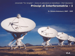 Lezione I - INAF-Osservatorio Astronomico di Roma