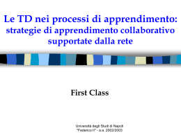 Nessun titolo diapositiva - Didattica della Matematica