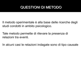 Metodi di ricerca psicologica