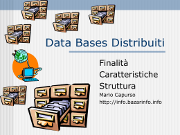Database Distribuiti