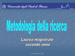 Il protocollo di ricerca