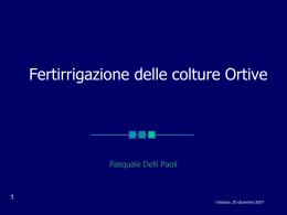 Materiale didattico utilizzato per le lezioni di Pasquale Delli