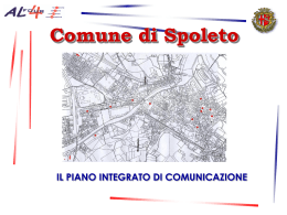 Spoleto - Il Piano Integrato di Comunicazione