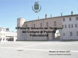 Cos`&egrave; un Piano di Governo del Territorio (PGT)
