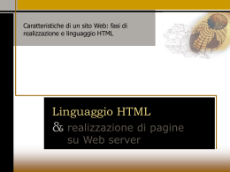 HTML - UniNa STiDuE
