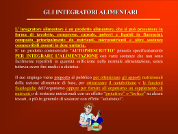 Integratori Alimentari