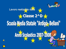 Diapositiva 1 - SMS Bellani Ardigò di Monza
