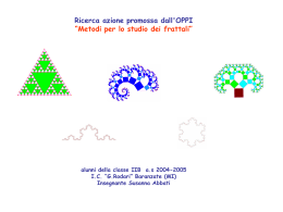 La geometria frattale