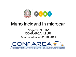 Meno incidenti in microcar - Istituto Serpieri Bologna