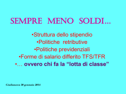 SEMPRE MENO SOLDI&hellip;
