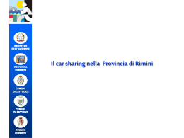 Il car sharing nella Provincia di Rimini