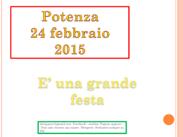 Tognon - Potenza 2015 febbraio