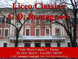 Liceo Classico “G.D.Romagnosi"