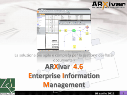 ARXivar 4.5 Enterprise Information Management