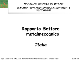 MANAGING CHANGES IN EUROPE