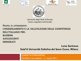 Diapositiva 1 - Educazioneadulti Brescia