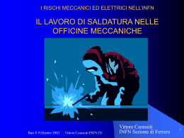 Il lavoro di saldatura nelle officine meccaniche