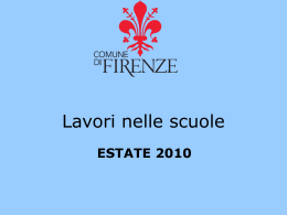 Lavori nelle scuole