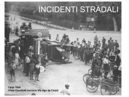 INCIDENTI STRADALI