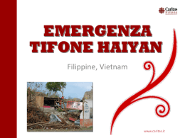 Emergenza Tifone Haiyan