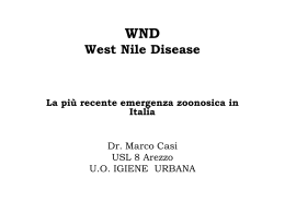WND West Nile Desease