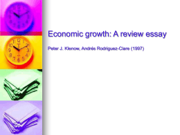 Economic growth_a review essay_Assunto_Ernico
