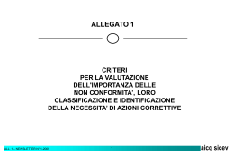 NON CONFORMITA