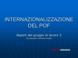 Internazionalizzazione del POF (powerpoint)
