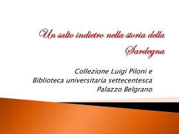 Un salto indietro nella storia della Sardegna