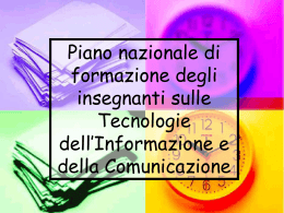 Modulo 1 : Innovazione nella scuola e Tecnologie Didattiche