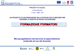 IL FORMATORE SEI SIGMA NELLA GESTIONE DEL GRUPPO IN