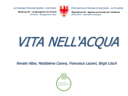 Vita nell`acqua - Autonome Provinz S&uuml;dtirol