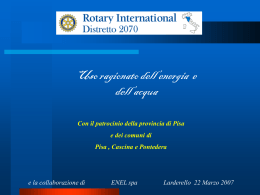 Conversiamo di energia
