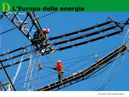 D L`Europa delle energie