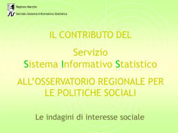 Le informazioni raccolte