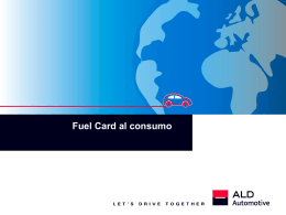 Cos`è la Fuel Card - CRAL Campus Ericsson