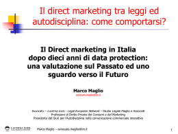 &ldquo;Direct Marketing: nuove opportunit&agrave; per grandi e piccoli